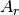 A_r